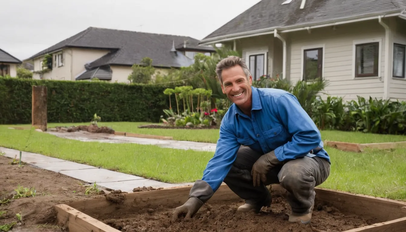 A friendly local provider showing a homeowner termite inspection findings near a basement foundation in the Schaumburg area